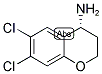 (R)-6,7-DICHLORO-CHROMAN-4-YLAMINE 结构式