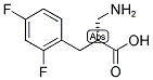 (R)-2-AMINOMETHYL-3-(2,4-DIFLUORO-PHENYL)-PROPIONIC ACID 结构式