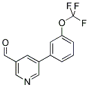 5-[3-(TRIFLUOROMETHOXY)PHENYL]NICOTINALDEHYDE 结构式