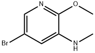 (5-BROMO-2-METHOXY-PYRIDIN-3-YL)METHYLAMINE 结构式