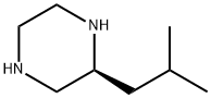 S-2-异丁基-哌嗪 结构式