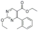 ETHYL-2-ETHOXY-4-(2-METHYL PHENYL) PYRIMIDINE-5-CARBOXYLATE 结构式