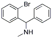 N-[(2-BROMOPHENYL)(PHENYL)METHYL]-N-METHYLAMINE 结构式