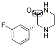 (R)-3-(3-FLUORO-PHENYL)-PIPERAZIN-2-ONE 结构式