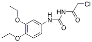 2-CHLORO-N-[[(3,4-DIETHOXYPHENYL)AMINO]CARBONYL]ACETAMIDE 结构式