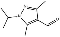 1-异丙基-3,5-二甲基-1H-吡唑-4-甲醛 结构式