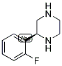 (S)-2-(2-FLUORO-PHENYL)-PIPERAZINE 结构式