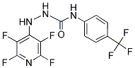 2-(2,3,5,6-TETRAFLUOROPYRIDIN-4-YL)-N-[4-(TRIFLUOROMETHYL)PHENYL]HYDRAZINECARBOXAMIDE 结构式