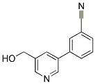 3-(5-(羟甲基)吡啶-3-基)苯甲腈 结构式