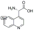 (S)-AMINO-QUINOLIN-4-YL-ACETIC ACID 结构式