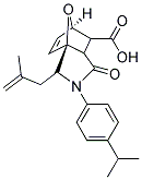 2-(4-ISOPROPYLPHENYL)-3-(2-METHYLPROP-2-EN-1-YL)-1-OXO-1,2,3,6,7,7A-HEXAHYDRO-3A,6-EPOXYISOINDOLE-7-CARBOXYLIC ACID 结构式