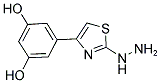 5-(2-HYDRAZINO-THIAZOL-4-YL)-BENZENE-1,3-DIOL 结构式