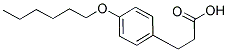 3-(4-HEXYLOXY-PHENYL)-PROPIONIC ACID 结构式