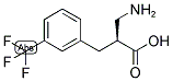 (S)-2-AMINOMETHYL-3-(3-TRIFLUOROMETHYL-PHENYL)-PROPIONIC ACID 结构式