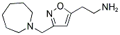 2-[3-(1-AZEPANYLMETHYL)-5-ISOXAZOLYL]ETHANAMINE 结构式