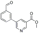 METHYL 5-(3-FORMYLPHENYL)NICOTINATE 结构式