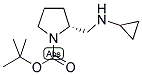 (R)-2-CYCLOPROPYLAMINOMETHYL-PYRROLIDINE-1-CARBOXYLIC ACID TERT-BUTYL ESTER 结构式