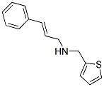 3-PHENYL-N-(THIEN-2-YLMETHYL)PROP-2-EN-1-AMINE 结构式