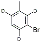 3-BROMOTOLUENE-2,4,6-D3 结构式