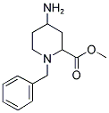 4-AMINO-1-BENZYL-PIPERIDINE-2-CARBOXYLIC ACID METHYL ESTER 结构式