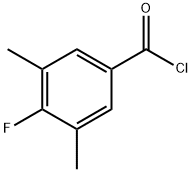 4-FLUORO-3,5-DIMETHYLBENZOYL CHLORIDE 结构式