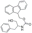 (1-Benzyl-2-hydroxy-ethyl)-carbamic acid 9H-fluoren-9-ylmethyl ester 结构式
