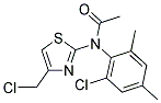 N-(2-CHLORO-4,6-DIMETHYLPHENYL)-N-[4-(CHLOROMETHYL)-1,3-THIAZOL-2-YL]ACETAMIDE 结构式
