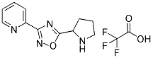 2-(3-PYRIDIN-2-YL-[1,2,4]OXADIAZOL-5-YL)-PYRROLIDINIE TRIFLUORO-ACETATE 结构式