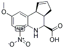 (3aR,4S,9bS)-8-Methoxy-6-nitro-3a,4,5,9b-tetrahydro-3H-cyclopenta[c]quinoline-4-carboxylic acid 结构式