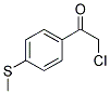 2-CHLORO-1-[4-(METHYLTHIO)PHENYL]ETHANONE 结构式