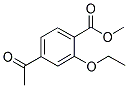 4-Acetyl-2-ethoxy-benzoic acid methyl ester 结构式