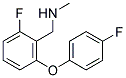 [2-FLUORO-6-(4-FLUORO-PHENOXY)-BENZYL]-METHYL-AMINE 结构式