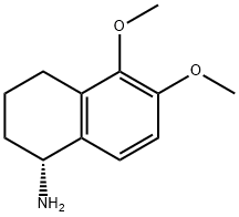 (R)-5,6-DIMETHOXY-1,2,3,4-TETRAHYDRO-NAPHTHALEN-1-YLAMINE 结构式