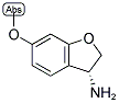 (R)-6-Methoxy-2,3-dihydrobenzofuran-3-amine 结构式