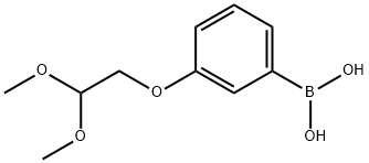 3-(2,2-DIMETHOXYETHOXY)PHENYLBORONIC ACID 结构式