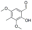 2-HYDROXY-3,5-DIMETHOXY-4-METHYL-BENZALDEHYDE 结构式