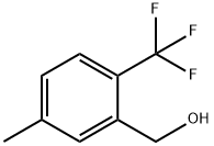 5-METHYL-2-(TRIFLUOROMETHYL)BENZYL ALCOHOL 结构式