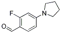 2-氟-4-(1-吡咯烷基)苯甲醛 结构式