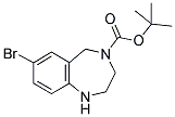 4-Boc-7-bromo-2,3,4,5-tetrahydro-1H-benzo[e][1,4]diazepine 结构式