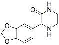 3-BENZO[1,3]DIOXOL-5-YL-PIPERAZIN-2-ONE 结构式