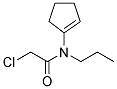 2-CHLORO-N-CYCLOPENT-1-EN-1-YL-N-PROPYLACETAMIDE 结构式