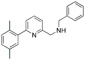 N-BENZYL-1-[6-(2,5-DIMETHYLPHENYL)PYRIDIN-2-YL]METHANAMINE 结构式
