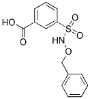 3-[[(BENZYLOXY)AMINO]SULFONYL]BENZOIC ACID 结构式