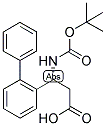 (R)-3-BIPHENYL-2-YL-3-TERT-BUTOXYCARBONYLAMINO-PROPIONIC ACID 结构式