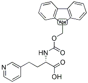 (S)-2-(9H-FLUOREN-9-YLMETHOXYCARBONYLAMINO)-4-PYRIDIN-3-YL-BUTYRIC ACID 结构式