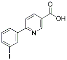 6-(3-IODOPHENYL)NICOTINIC ACID 结构式