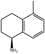 (S)-5-甲基-1,2,3,4-四氢萘-1-胺 结构式