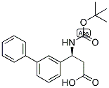 (S)-3-BIPHENYL-3-YL-3-TERT-BUTOXYCARBONYLAMINO-PROPIONIC ACID 结构式