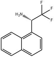 (S)-2,2,2-三氟-1-(萘-1-基)乙-1-胺 结构式