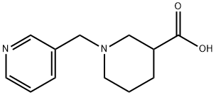 1-(PYRIDIN-3-YLMETHYL)PIPERIDINE-3-CARBOXYLIC ACID DIHYDROCHLORIDE 结构式